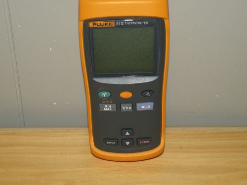 FLUKE 51 ll THERMOMETER WITH THERMO COUPLE