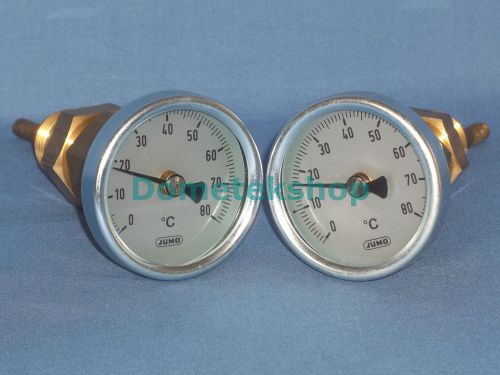 Jumo Bi Metal Thermometer 0-80 C (2 pcs)