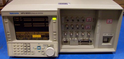 Tektronix vx1405 hfs9003 stimulus system with tb - cpu and 2 hfs-9dg2 used as-is for sale