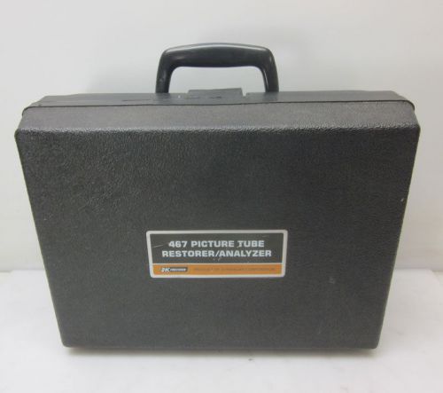 Vintage b&amp;k precision 467 picture tube restorer/analyzer + manuals crt for sale