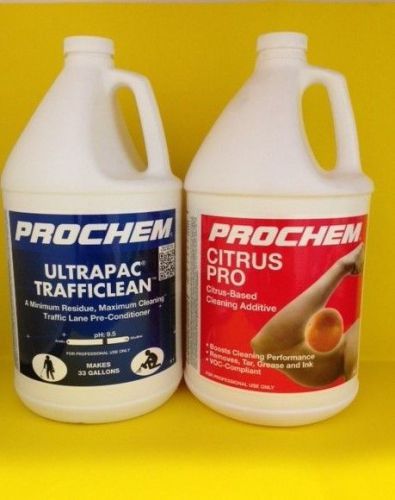 CARPET CLEANING CHEMICAL VARIETY PROCHEM ULTRAPAC AND CITRUS PRO