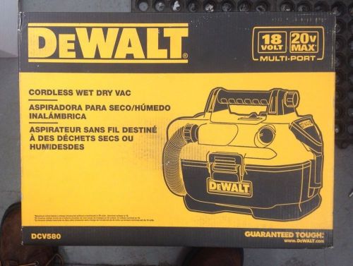 Dewalt Cordless Wet-Dry Vacuum Patio Garage Shop Vac 2-Gallon *New Sealed Box*