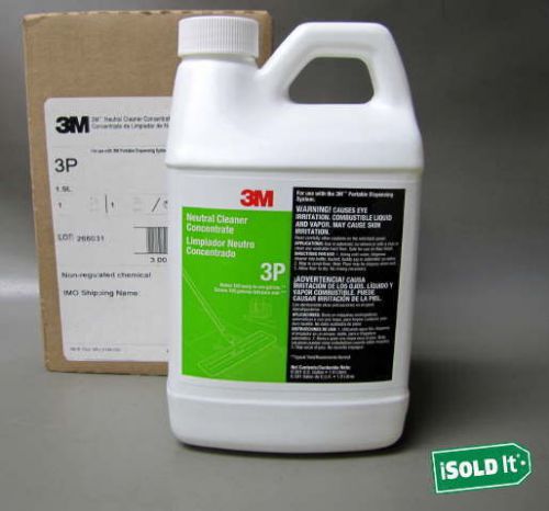 New 3m neutral cleaner concentrate 3p green seal 1.9 liter bottle fresh scent for sale