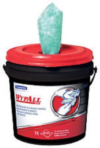 Wypall 91371 waterless cleaning hand wipes (75 wipes/bucket) for sale