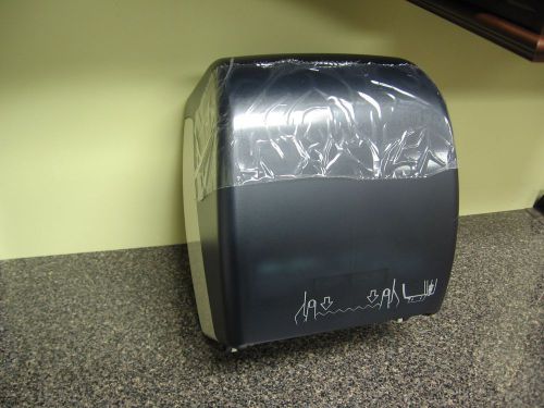 Two Impact 5015 Clear Vu Hands Free Roll Towel Dispensers