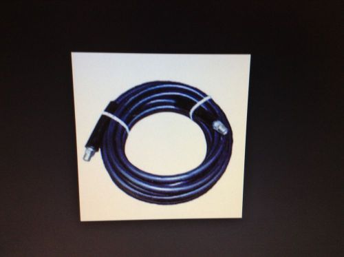 NEW 50FT 4000PSI HIGH PRESSURE WASHER RUBBER STEEL WIRE HOSE W/ COUPLERS