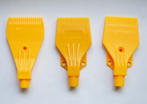 5pcs abs air blower air nozzle air knife 1/4&#039;&#039; h3 yellow air blowing comb type for sale