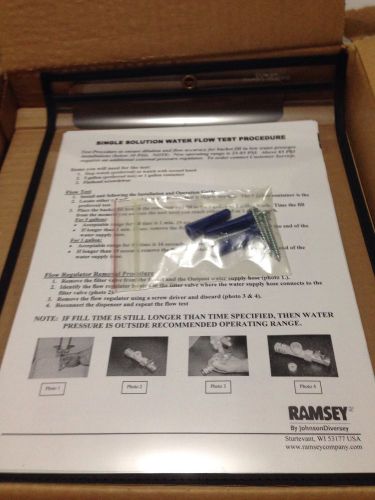 Ramsey Chemical Mixing Dispenser, 1 Gpm  Model: Single Solution Sku: 342490