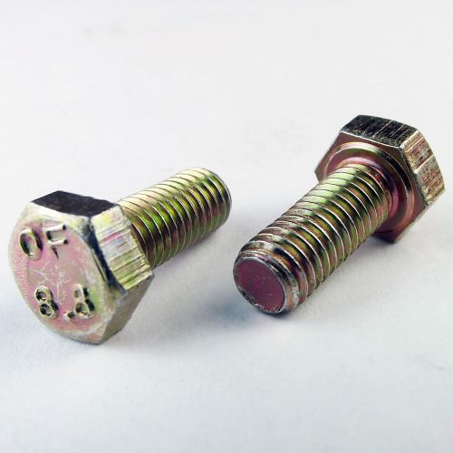 (cs-800-140-01) m5-.80x12 hex cap screw grade 8.8 yellow zinc for sale