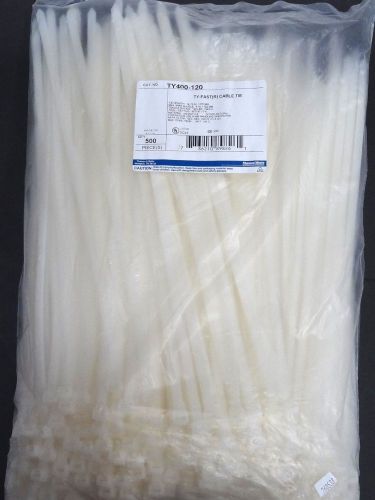 Thomas &amp; betts ty400-120 ty-fast(r) cable ties  500ct ~ nib ~ for sale