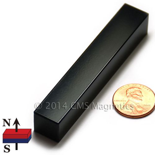 Cms magnetics neodymium magnet n42 3 x 1/2 x 1/2&#034;  epoxy coated 50 pc for sale