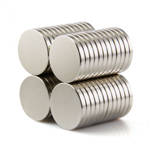 Disc 8pcs 15mm thickness 2mm N50 Rare Earth Strong Neodymium Magnet