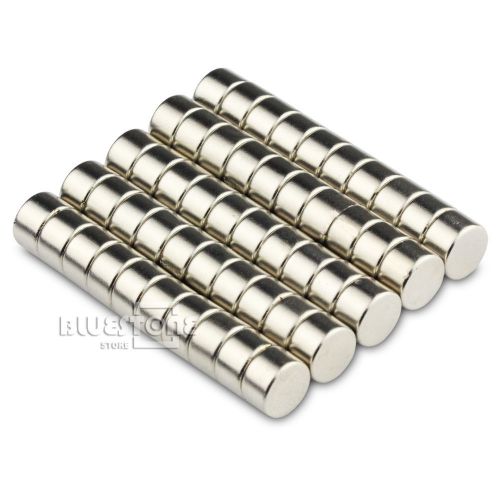 Lot 50pcs super strong long round bar cylinder magnets 9 * 5mm neodymium r.e n50 for sale