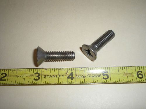 5/16-18 x 1 1/8&#034; flat head machine screws stainless steel phillips- 25 pcs for sale