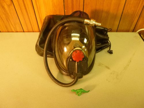 FIREFIGHTER MASK ISI SIZE MEDIUM INCLUDES NET FACE GUARD BAG FREE SHIPPING
