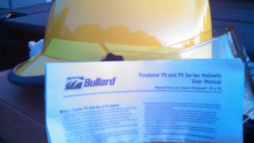 Bullard firedome - yellow 4&#034; visor for sale
