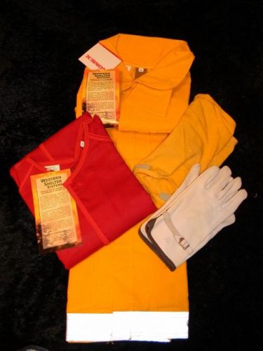 WILDLAND FIRE FIGHTING BRUSH COAT &amp; LINER WITH GLOVES - WESTERN SHELTER SYSTEMS