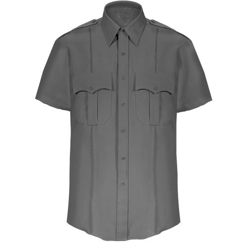 Elbeco tex trop womens short sleeve uniform shirt grey size 36 * free shipping * for sale