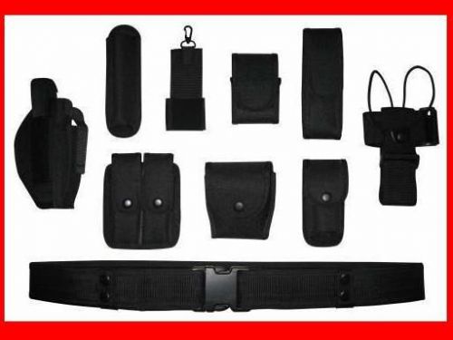 Police security modular equipment system duty belt nice molded nyon set for sale