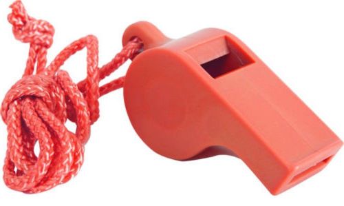 SAFETY ORANGE Survival Law Enforcement Military Style Police Whistle 8302