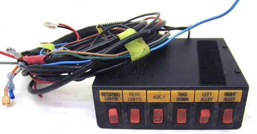 Federal Signal SW300-012  Police Light Lightbar Control Switch Box   c