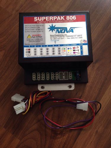 New nova superpak 806 80 watt 6 outlet multi-flash strobe power supply for sale