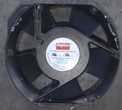 Dayton 239 CFM AC Axial Cooling Fan 4WT42A 115 V  USED SET OF 2