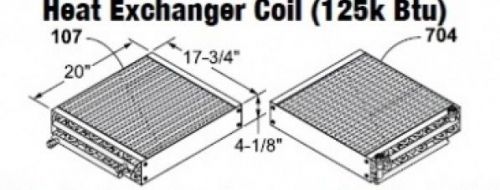 Heat Exchanger Coil (125k Btu)