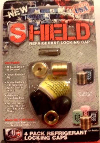 Shield refrigerant locking caps -n universal shld-u4 for sale