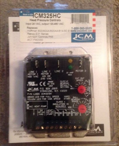 ICM325HC-Head Pressure Controls