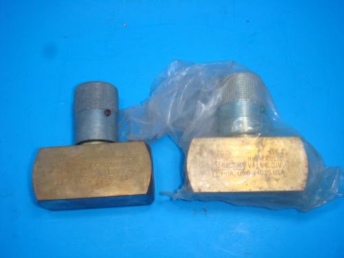 1 NEW, PARKER, HYDRAULIC FLOW CONTROL NEEDLE VALVE, N1200B, 2000PSI, 25 GPM, NNB