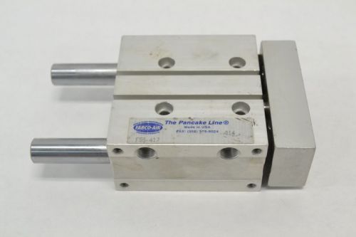 New fabco-air fss-417 guided slide pancake line pneumatic cylinder b249795 for sale