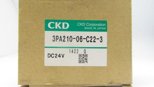 CKD  3PA210-06-C22-3  DC24V  VALVE