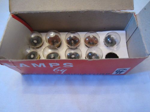 Box of 9 Chicago Miniature No. 63 CM63 GE63 Lamps Light Bulbs NOS