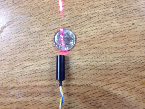 Laser diode , 670nm (red) , 5mw,  with battery housing and switch for sale