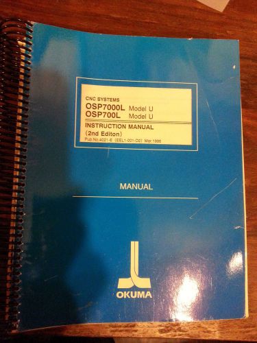 Okuma OSP7000L OSP700L Model U Instruction Manual