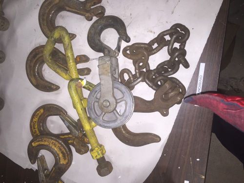 RIGGING HOOKS HOOK AND CHAIN BLOCK &amp; TACKLE