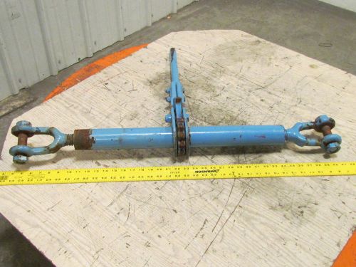 Dixie cm 1-3/8x24 clevis jaw river ratchet turn buckle 28300lb wll for compactor for sale