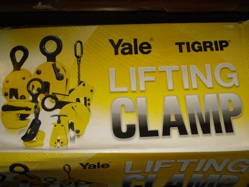 YALE Nonmarring Plate Clamp 1100 Lb Vertical LJ500 0-3/8&#034; Jaw |KR4|