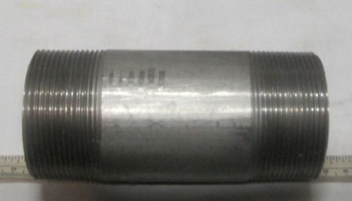 Large 316 stainless steel 2&#034; npt x 5&#034; long pipe nipple for sale