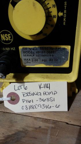 K114  LMI Milton Roy Metering Pump P161-368S1