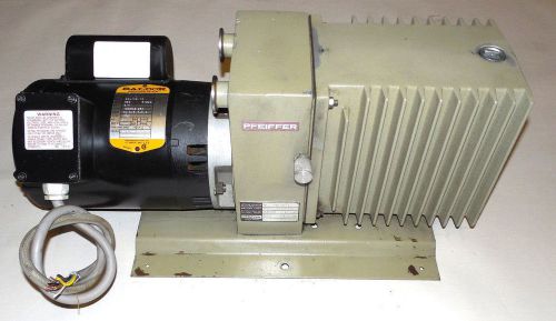 Pfeiffer balzers 3/4 hp duo 012a vacuum pump for sale