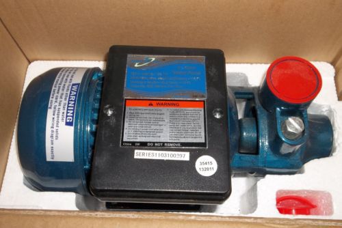 NIB Pacific Hydrostar 1" clear water pump 1/2 HP 600 GPH Item 01479