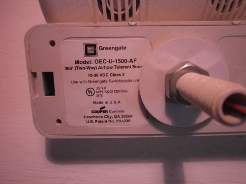 Greengate OEC-U-1500-AF 360 Degree (Two-Way) Airflow Tolerant Sensor -lot of 2-