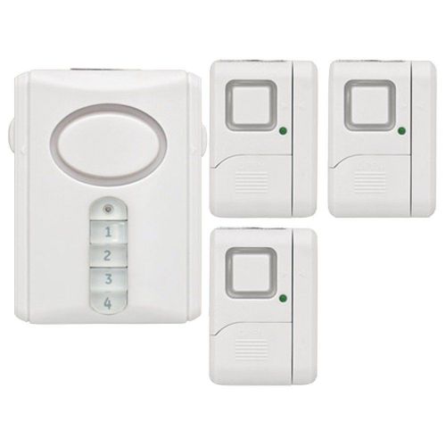 GE 120-Decibel Personal Security Alarm Kit w Alarm Delay Feature Safety Gift