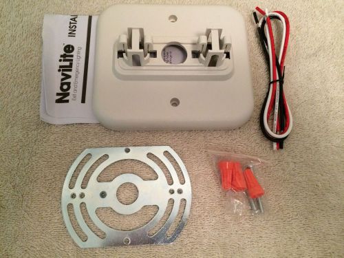 Exit sign light combo mounting kit only navilite mount emergency light  red juno for sale