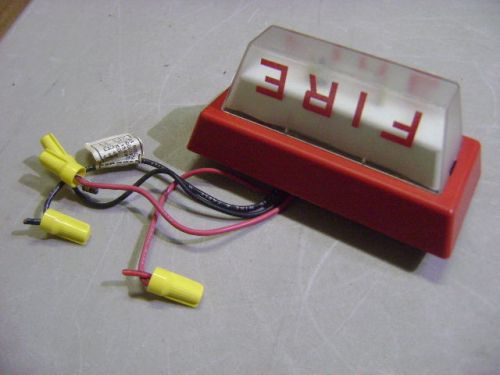 SIMPLEX FIRE ALARM RED STROBE LIGHT FLASHER VISUAL SIGNALING ALERT 4904-9101