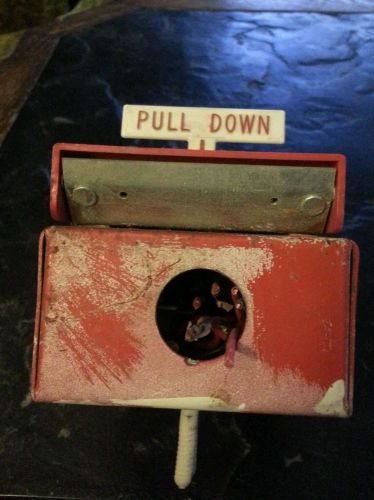 Simplex Manual Pull Station (Used, No Key) school business man cave metal heavy