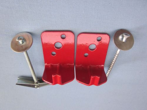 (2-wall hooks) universal mount bracket/hanger for 5-10 lb fire extinguisher new for sale