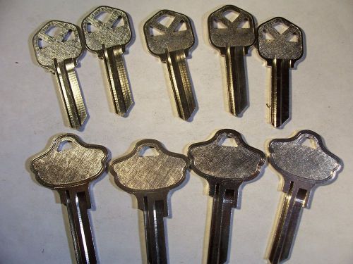 9  vintage    org titan and  kwikset   kw1  keys   uncut    locksmith for sale